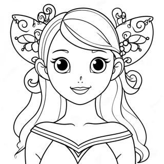 Flora Aus Dem Winx Club Ausmalbild 95386-34561