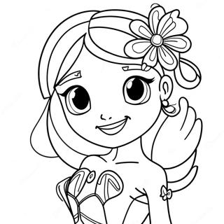 Flora Aus Dem Winx Club Ausmalbild 95386-34562