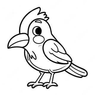 Wutender Rabe Ausmalbild 95413-34591