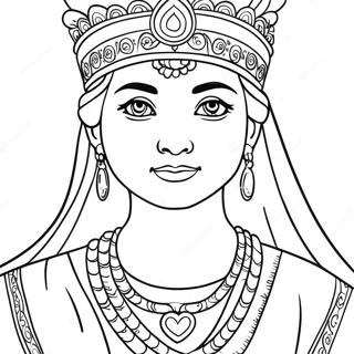 Mutige Esther Ausmalbild 95488 34646