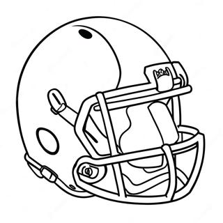 Football Helm Ausmalbilder