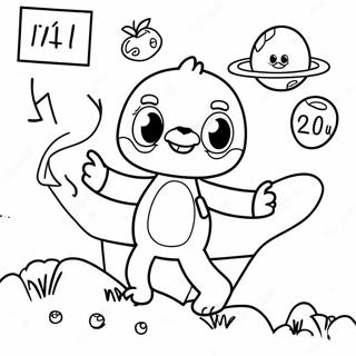 Addition Abenteuer Mathematik Ausmalbild 95564-34702