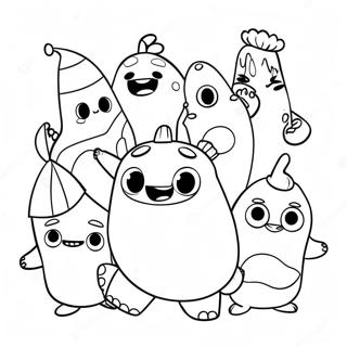 Lustiges Oddbods Ausmalbild 95794-34918