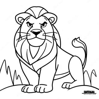 Mufasa Konig Der Lowen Ausmalbild 95894-34994