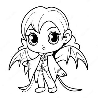 Chibi Anime Vampir Ausmalbild 96287-35305