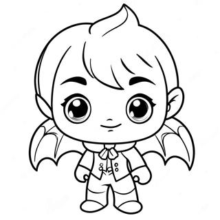Chibi Anime Vampir Ausmalbild 96287-35307