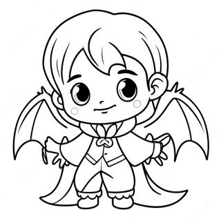 Chibi Anime Vampir Ausmalbild 96287-35308
