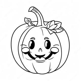 Anime Kurbis Mit Gesicht Ausmalbild 96288 35309