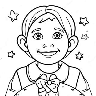 Dankbares Kind Sagt Danke Ausmalbild 96364 35361