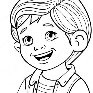 Dankbares Kind Sagt Danke Ausmalbild 96364 35363