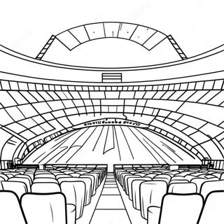 Seahawks Stadion Szene Ausmalbild 96494 35470