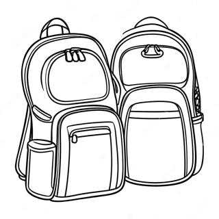 Rucksack Ausmalbild 96927-35796