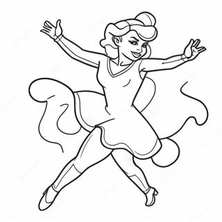 Ice Spice Tanzt Energetisch Ausmalbild 97135-36135