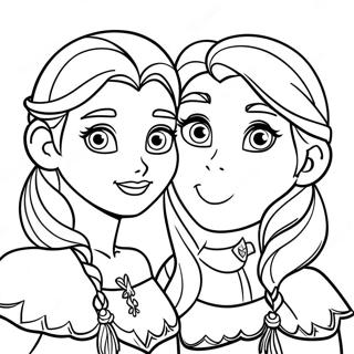 Elsa Und Anna Ausmalbilder