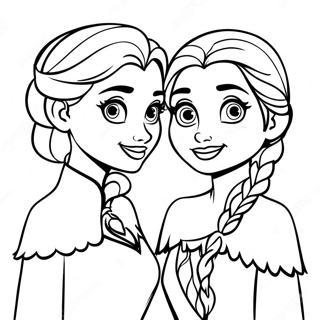 Elsa Und Anna Ausmalbild 97543-36438