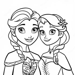 Elsa Und Anna Ausmalbild 97543-36440