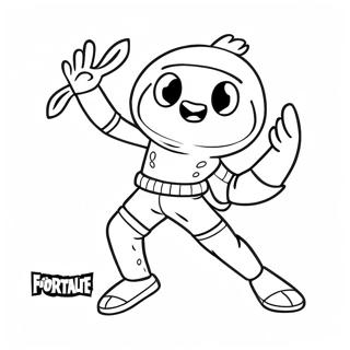 Fishstick Fortnite Im Tanzpose Ausmalbild 98266-37142