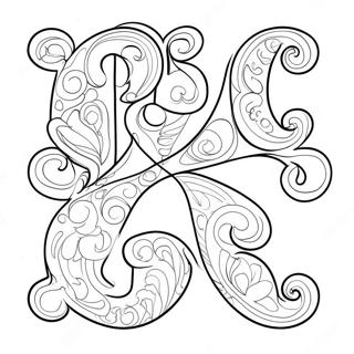 Fantasievolle Buchstabenblasen Ausmalbild 98396-37247