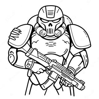 Doom Space Marine Ausmalbild 98729-37508