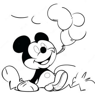 Mickey Mouse Geburtstag Ausmalbilder