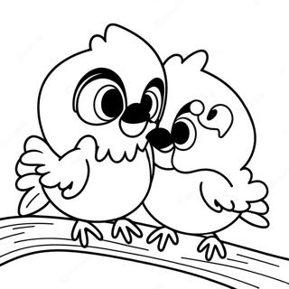 Niedliches Baby Oriolen Ausmalbild 99394 38018