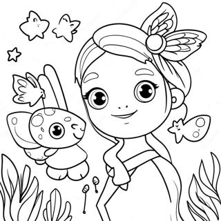 Mira Mit Magischen Kreaturen Ausmalbild 99421-38233